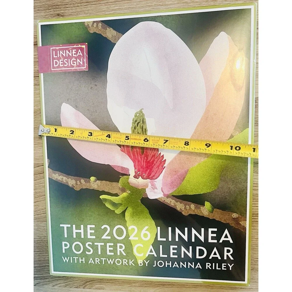2026 Linnea Design Poster Calendar Collectible Wall Calendar Johanna Riley New